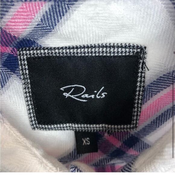 Rail Britt plaid short sleeve button up shirt - Picture 5 of 5